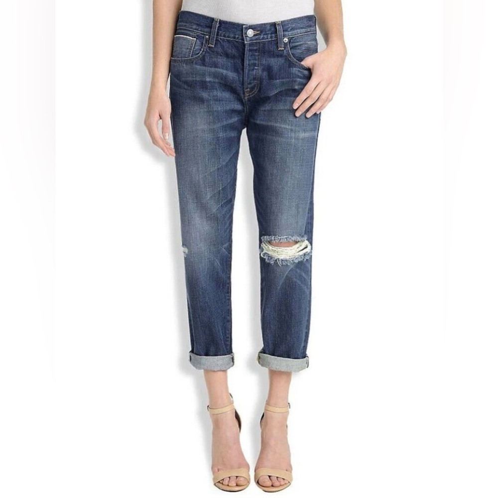 Lucky Brand Legend Selvedge MADE IN USA Women's Dylan Boyfriend Jeans Size 8